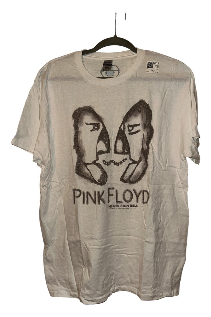 Pink Floyd 'The Division Bell' Album Sketch Graphic T-Shirt - White